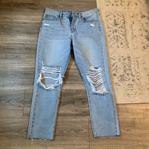 Brand new pink Lilly mom jeans